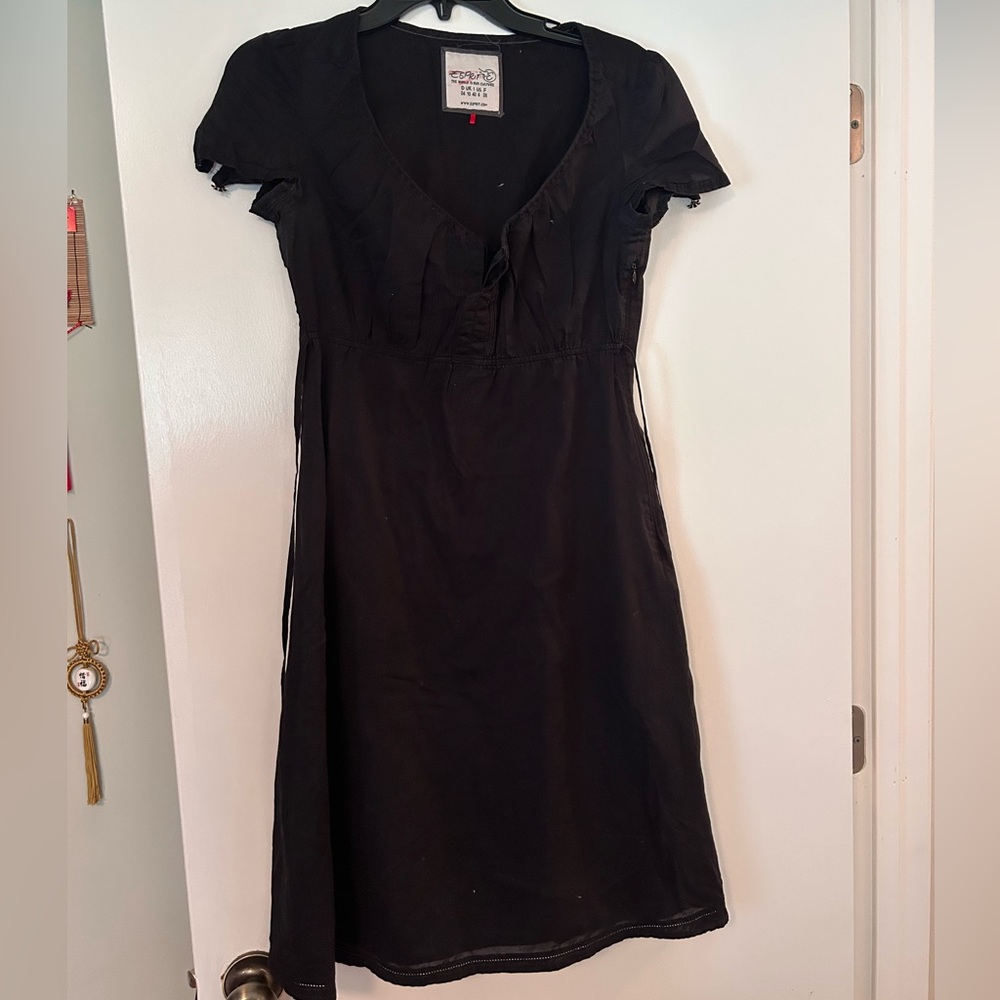 Black cotton/linen Esprit dress, women’s size 6